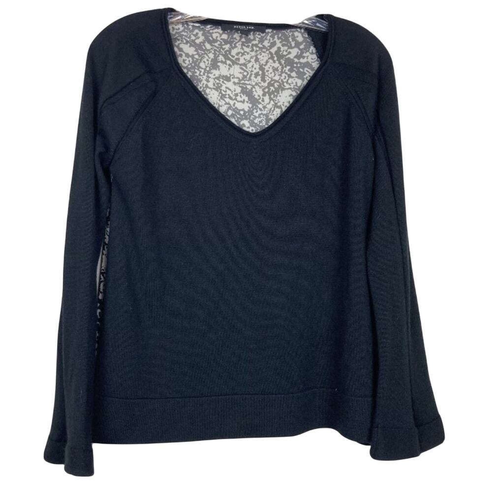 Derek Lam Black Cashmere Silk Sweater Sz S